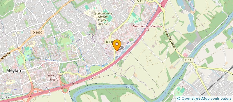 localisation de l'entreprise TIEMPO à MONTBONNOT-SAINT-MARTIN