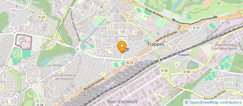 localisation de l'entreprise TIENE SERVICES à TRAPPES