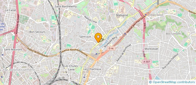 localisation de l'entreprise TIERCE à MARSEILLE