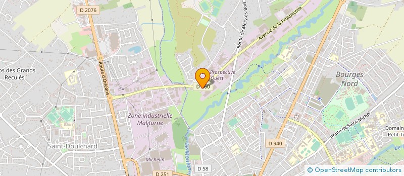 localisation de l'entreprise TIERCE BOURGES  BOURGES