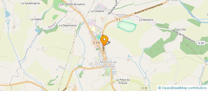 localisation de l'entreprise TIERCE INVEST à MOULINS-LA-MARCHE