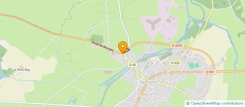 localisation de l'entreprise TIERCE SANCOINS  SANCOINS