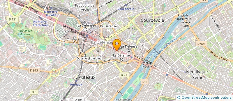 localisation de l'entreprise TIERRA à PUTEAUX