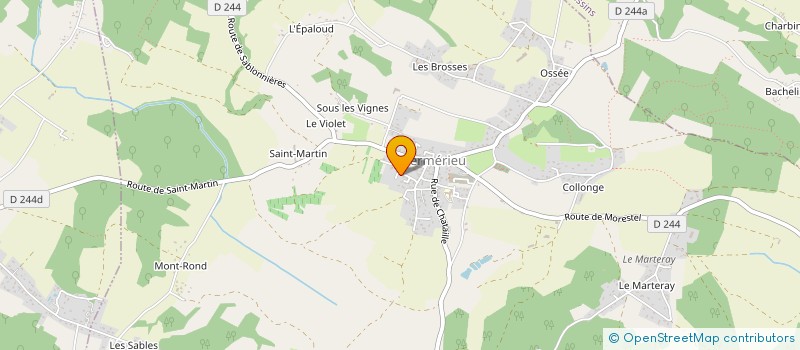 localisation de l'entreprise TIERRA NUEVA à SERMERIEU