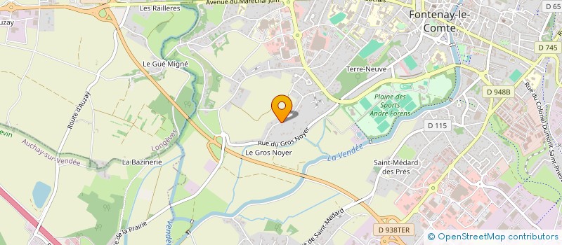 localisation de l'entreprise TIERRA SARL à FONTENAY-LE-COMTE