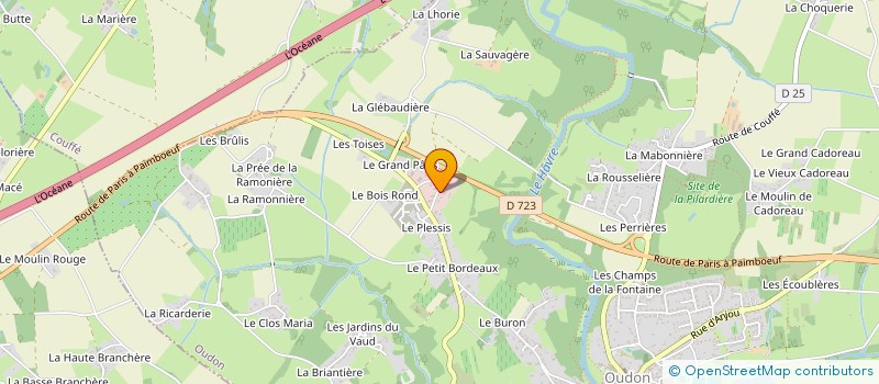localisation de l'entreprise TIERRHABITAT à COUFFE