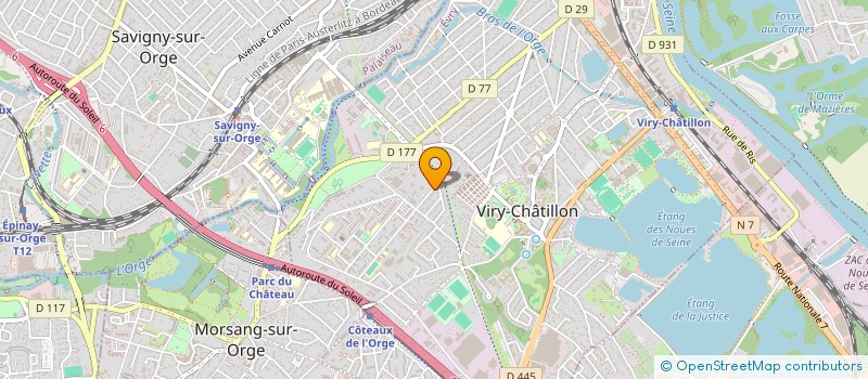 localisation de l'entreprise TIERS CONSEIL à VIRY-CHATILLON