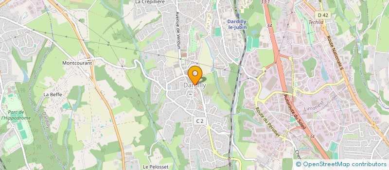 localisation de l'entreprise TIERS-LIEU DARDILLY  DARDILLY