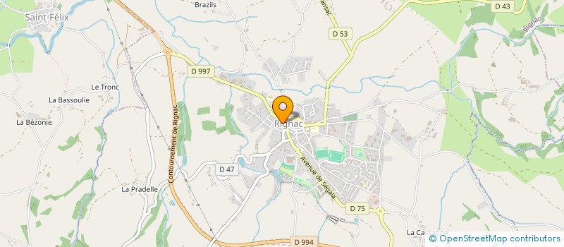 localisation de l'entreprise TIERS-LIEU EN PAYS RIGNACOIS  RIGNAC