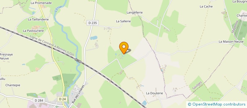 localisation de l'entreprise TIERS-LIEU LINIERE(S)  VAL-DU-MAINE