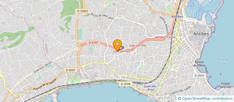 localisation de l'entreprise TIERS MED à CAGNES-SUR-MER