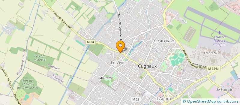 localisation de l'entreprise TIERS MONDE CUGNAUX  CUGNAUX