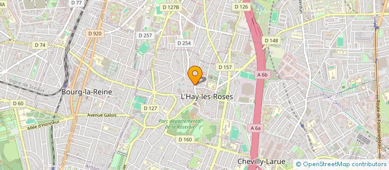 localisation de l'entreprise TIERS MONDE SOLIDARITE TMS  L'HAY-LES-ROSES