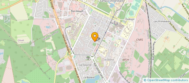 localisation de l'entreprise TIERS PAYANT GESTION SANTE à ORLEANS