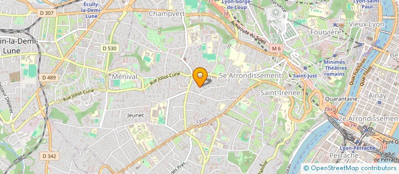 localisation de l'entreprise TIERS TEMPS LYON à LYON