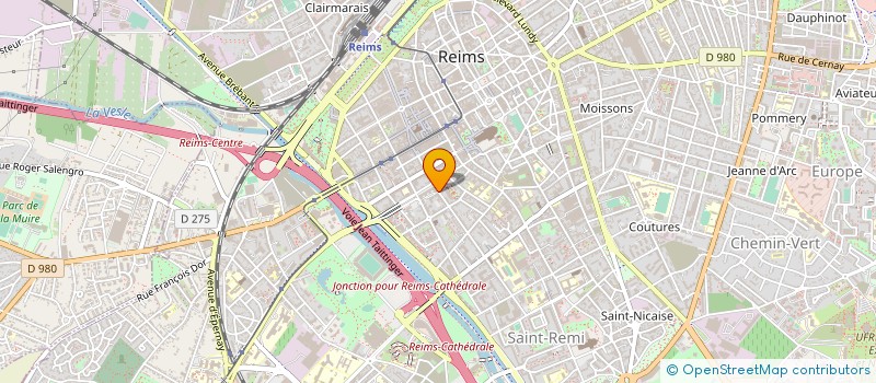 localisation de l'entreprise TIERS TEMPS REIMS  REIMS