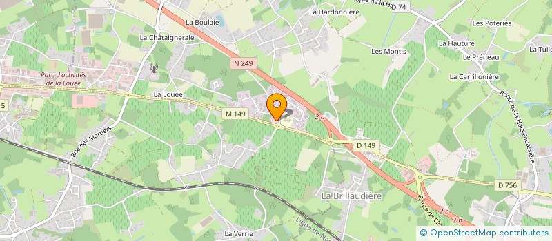 localisation de l'entreprise TIERSEN ARCHITECTURE(S)  HAUTE-GOULAINE