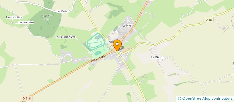 localisation de l'entreprise TIERSON à RANES