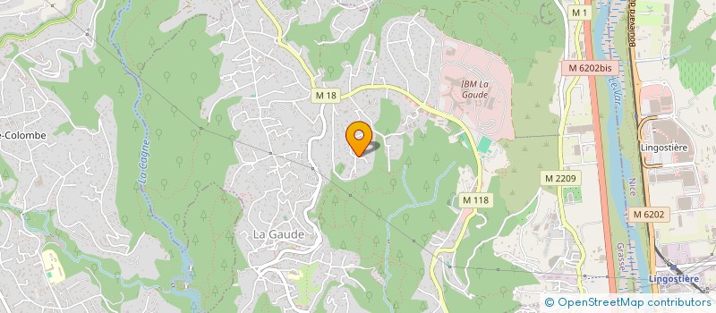 localisation de l'entreprise TIETHOS  LA GAUDE