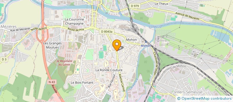 localisation de l'entreprise TIF CLUB à CHARLEVILLE-MEZIERES