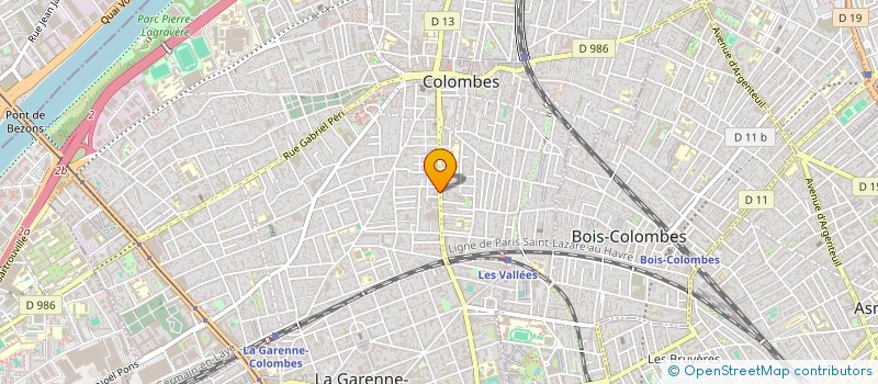 localisation de l'entreprise TIF INVEST à COLOMBES