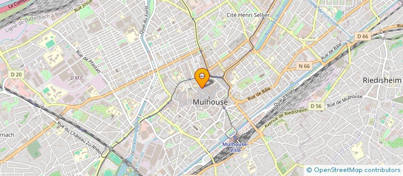 localisation de l'entreprise TIF TOP à MULHOUSE