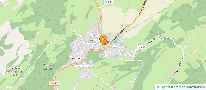 localisation de l'entreprise TIFA  LES FINS