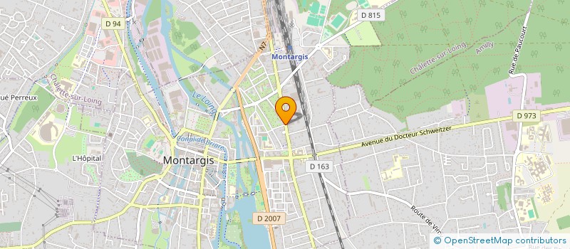 localisation de l'entreprise TIFA à MONTARGIS