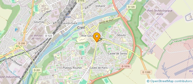 localisation de l'entreprise TIFANI MODE & BEAUTY  CREIL