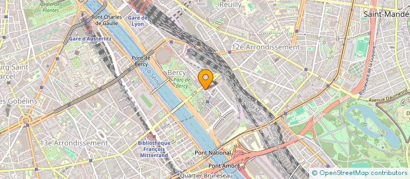 localisation de l'entreprise TIFANNY BERCY  PARIS