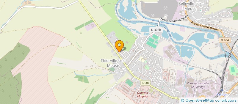 localisation de l'entreprise TIFANRIC  THIERVILLE-SUR-MEUSE