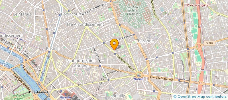 localisation de l'entreprise TIFAOUI C ET BERKANE R  PARIS