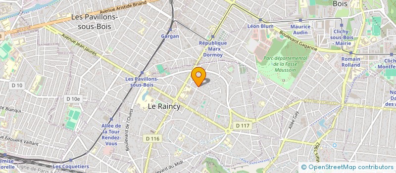 localisation de l'entreprise TIFERET MENAHEM à LE RAINCY