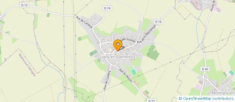 localisation de l'entreprise TIFF'AM  LIGNY EN CAMBRESIS