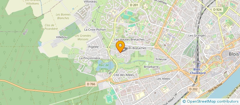 localisation de l'entreprise TIFF SOLIDAIRE!! LA COIFFURE ET LA BEAUTE AU COEUR DES QUARTIERS à BLOIS