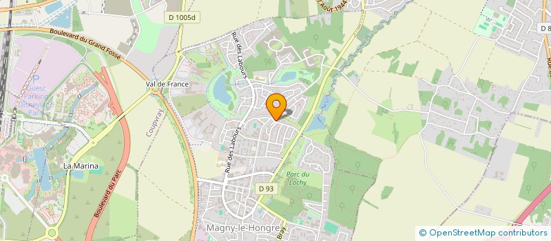 localisation de l'entreprise TIFFANDRA à MAGNY-LE-HONGRE