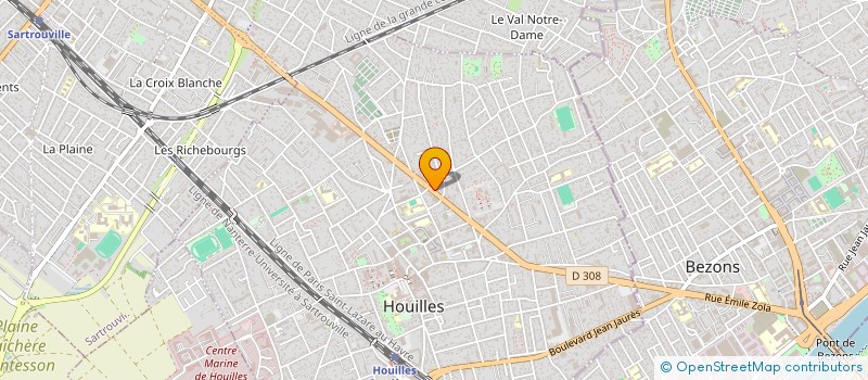 localisation de l'entreprise TIFFANY SARL  HOUILLES