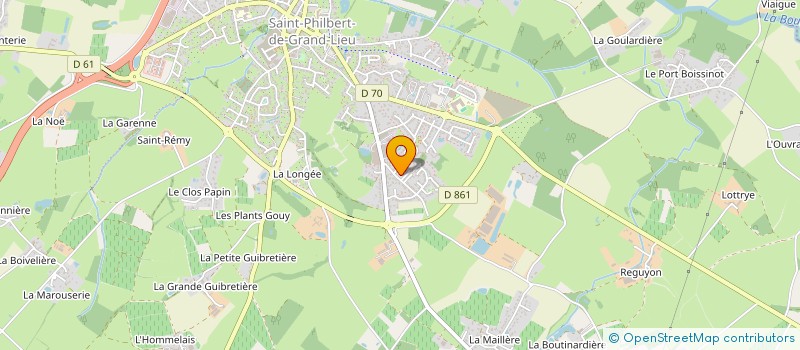 localisation de l'entreprise TIFFANY-SKYE DIETETIQUE  SAINT-PHILBERT-DE-GRAND-LIEU