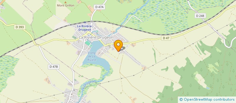 localisation de l'entreprise TIFFAY CAROL  LA RIVIERE-DRUGEON