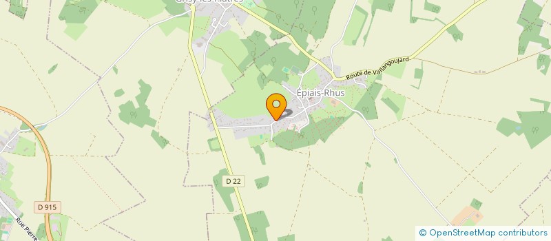 localisation de l'entreprise TIFFAY IMMOBILIER  EPIAIS-RHUS