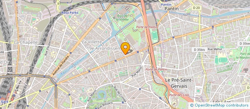 localisation de l'entreprise TIFFERETE  PARIS