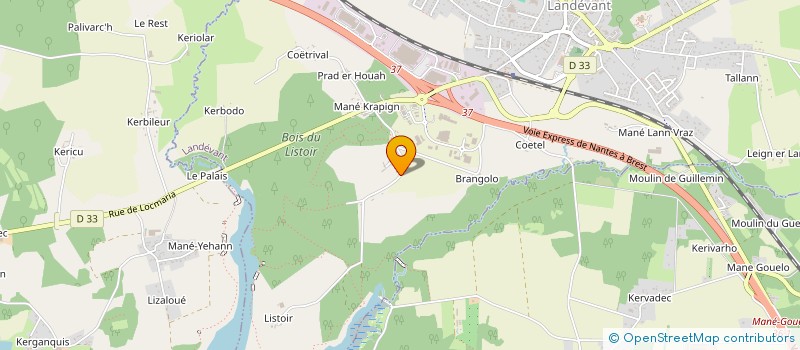 localisation de l'entreprise TIFFLO  LANDEVANT