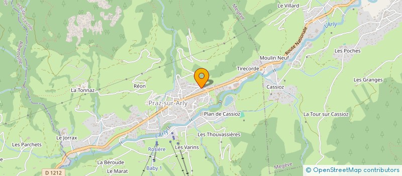 localisation de l'entreprise TIFISA  PRAZ-SUR-ARLY