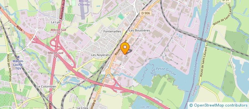 localisation de l'entreprise TIFLEX IM à MACON