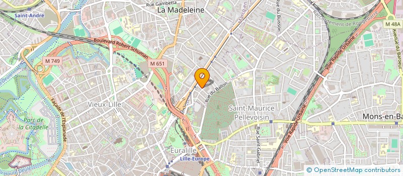 localisation de l'entreprise TIFLO à LA MADELEINE