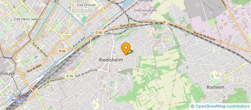 localisation de l'entreprise TIFOLO  RIEDISHEIM