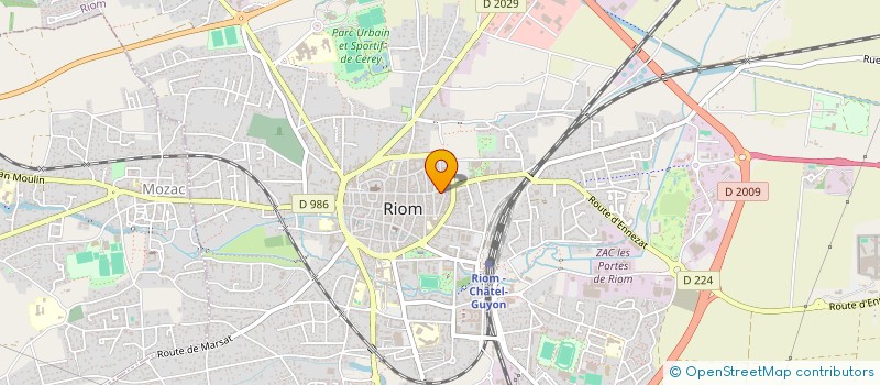 localisation de l'entreprise TIFOS  RIOM