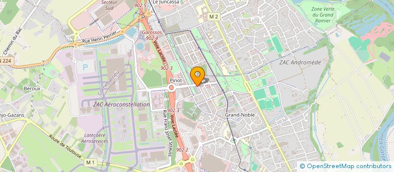 localisation de l'entreprise TIFOSI PIZZA ANDROMEDE à BLAGNAC
