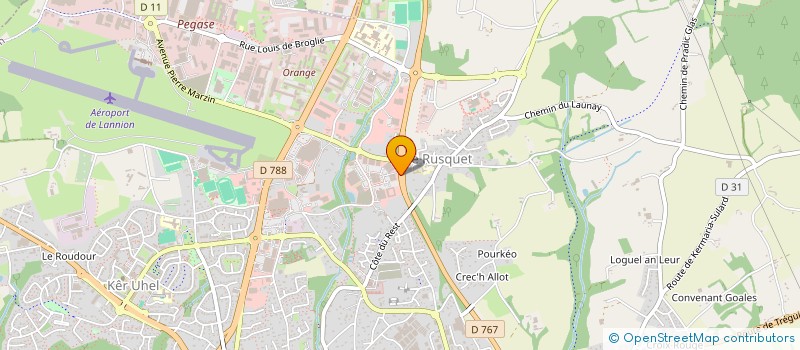 localisation de l'entreprise TIFOUINE  LANNION