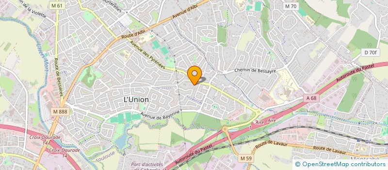 localisation de l'entreprise TIFRA à L'UNION